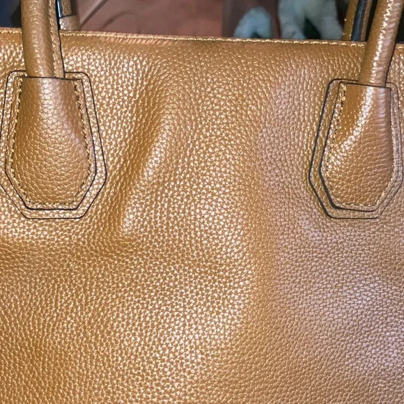 Michael Kors Mercer Tan Leather Tote - Picture 10 of 10